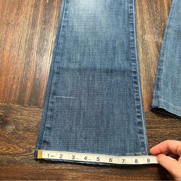 Joe’s jeans Flare Y2K 2000’s blue distressed denim bootcut mid rise flare 25 - Picture 12 of 14